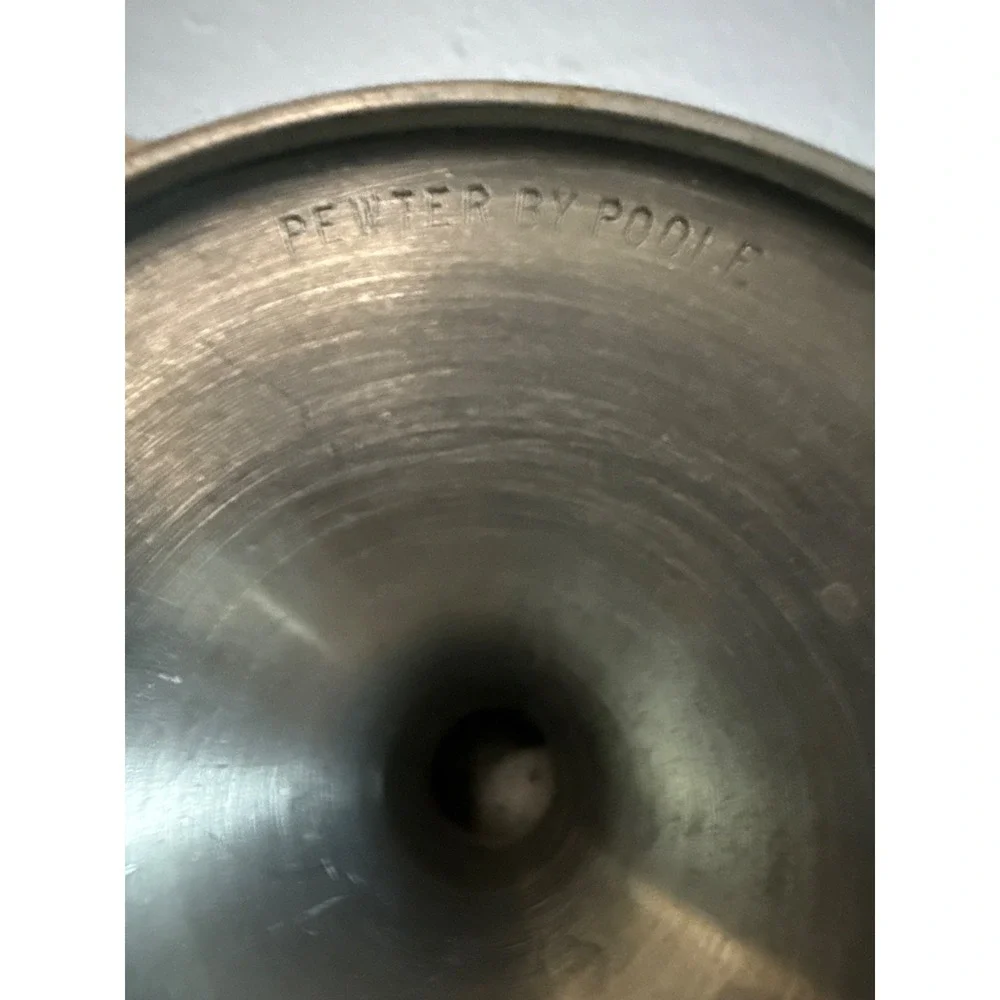Pewter by Poole / Reticulated Candy Dish / 2199